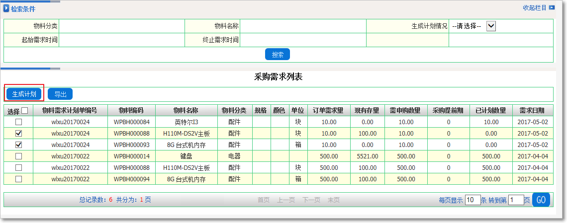 如何計算采購需求