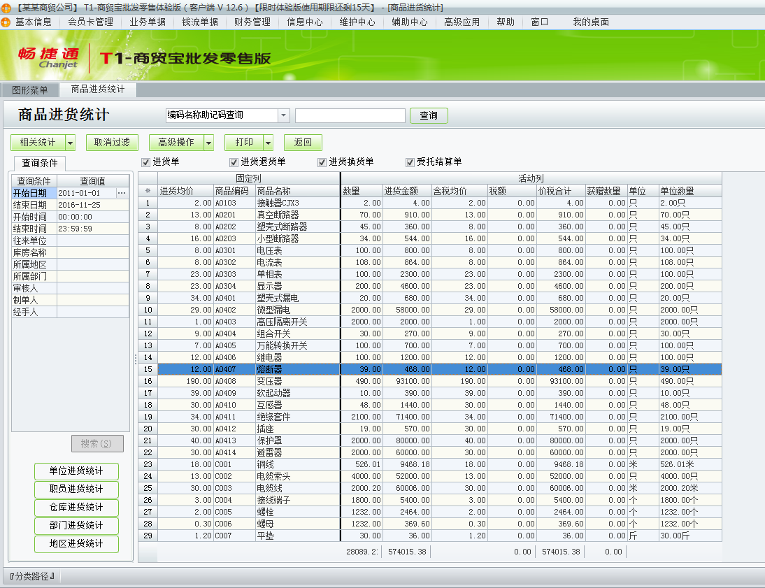 用友t1商貿(mào)寶批發(fā)零售版12.6如何查看采購統(tǒng)計(jì)？